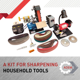 The household tool sharpening set is a good deal for sharpening household tools!