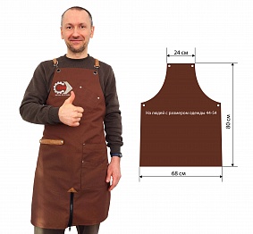 Apron for the grinding workshop
