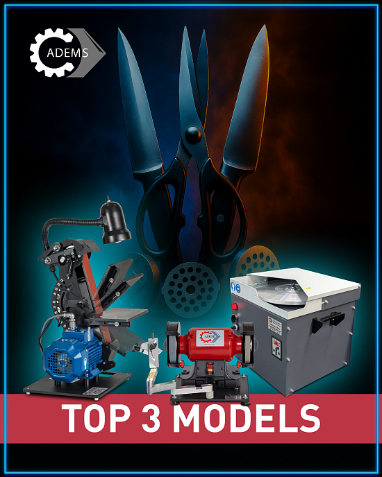 Which Sharpening Machine to Choose for Home Use? Top 3 Models for Knives, Scissors & Meat Grinder Plates